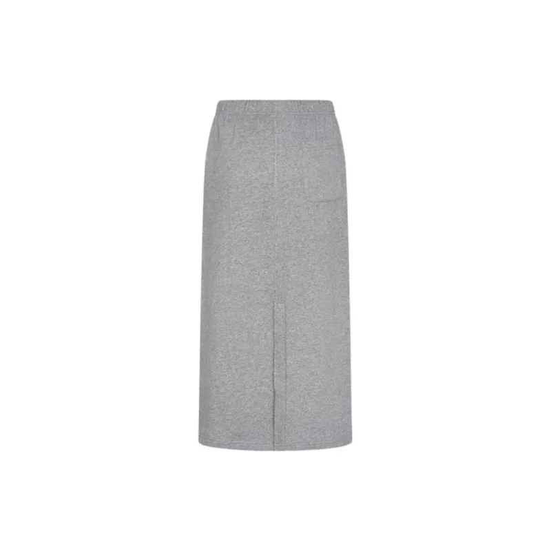 URBAN REVIVO Casual Long Skirt Women's Colorful Gray-1