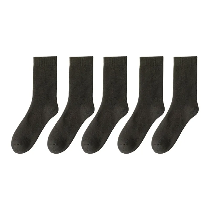 MIIOW Mid Calf Socks Men's 5 Pack-10