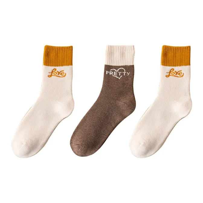 Cotton Gene Mid Calf Socks Women's Combo Set-7