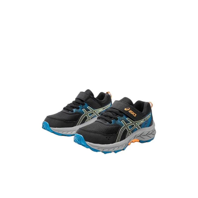 Asics PRE VENTURE 9 Anti Slip Wear Resistant Low Top Kids' Running Shoes Blue Children Aged 3 7 Years Old-1