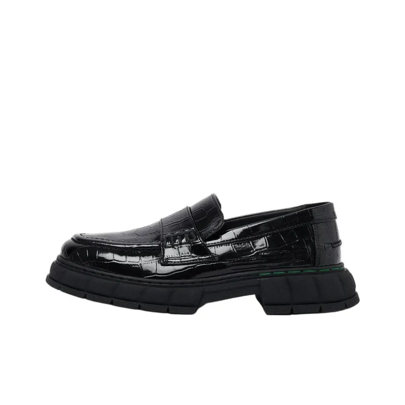 VIRÓN Progres Euka Loafers Unisex Black-0