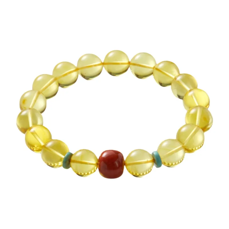 Abby's Wonderland Amber Beeswax Bracelets Unisex-2