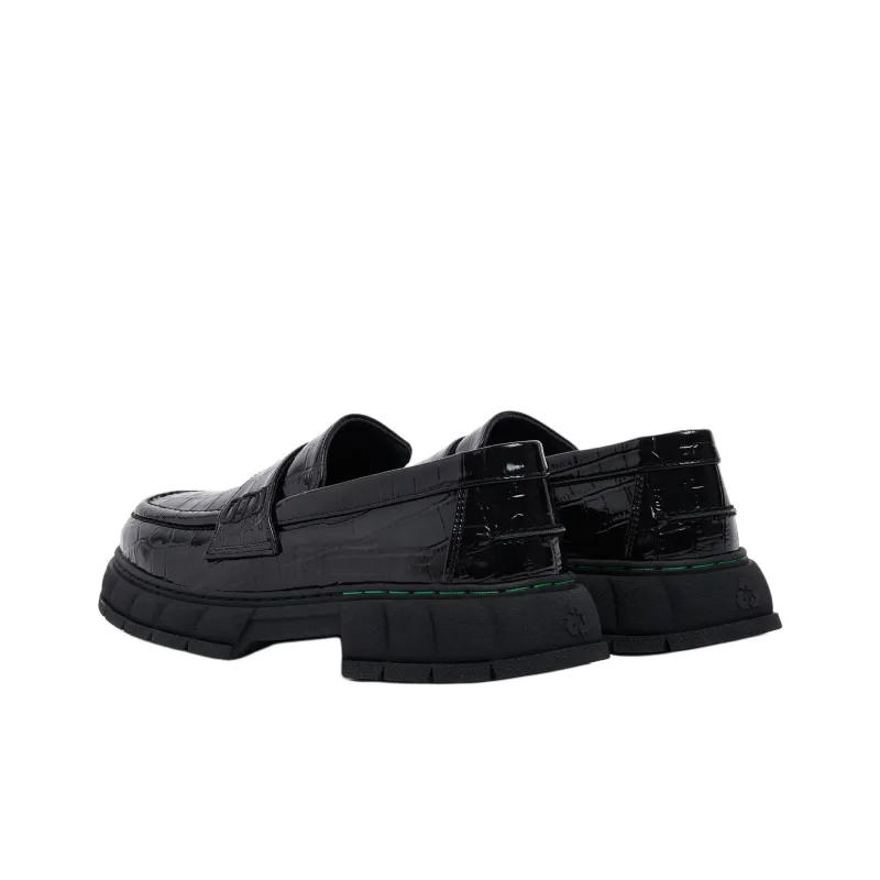 VIRÓN Progres Euka Loafers Unisex Black-4