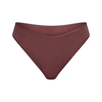 SKIMS FW24 SHINE FOUNDATIONS CHEEKY BRIEF Underpants Women's 1 Pack Garnet/Stone Fruit Red