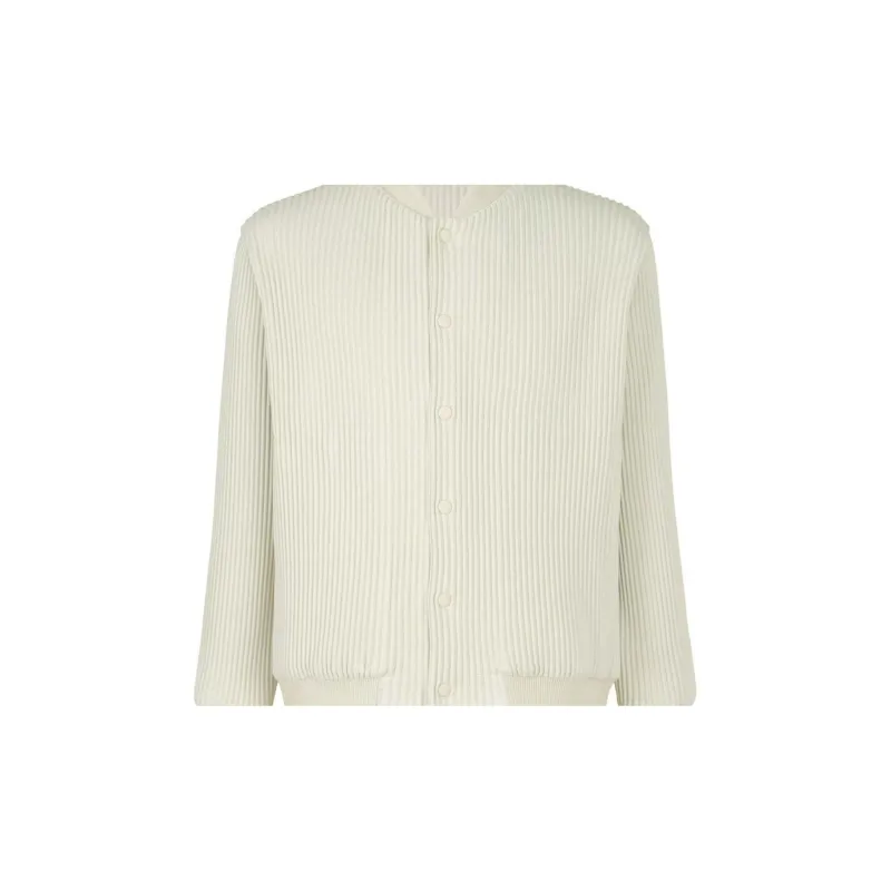 Homme Plissé Issey Miyake Pleated Bomber Jacket-1