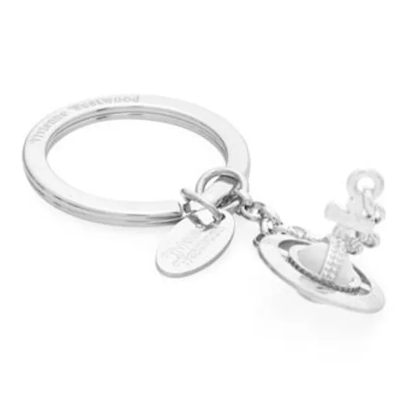 Vivienne Westwood Iron Keychains Unisex Silver-1