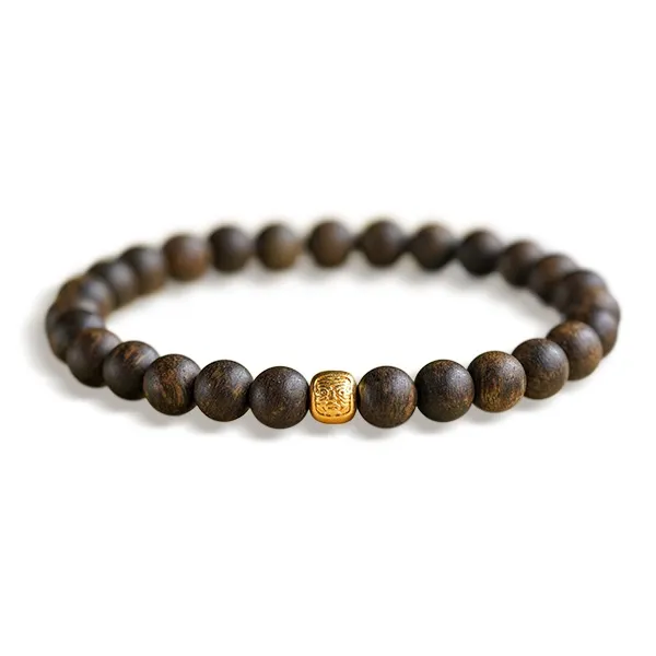 FANGYUANXIAOFU Fragrance Enhancer, Agarwood Bracelets Unisex-1