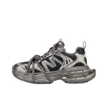 GG CC Low Top Chunky Sneakers Women's Silver