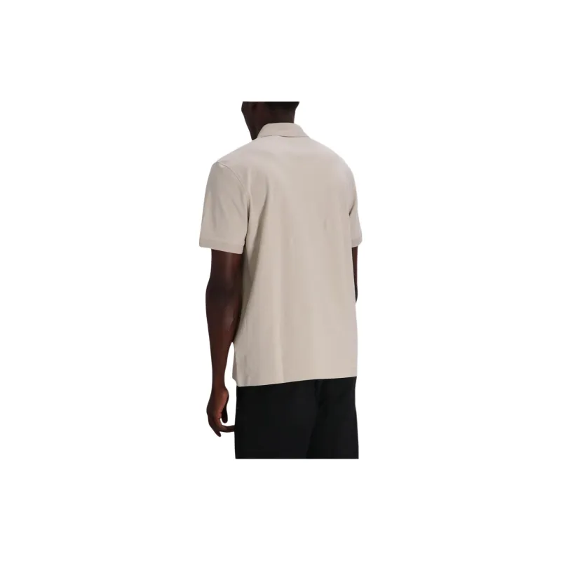 HUGO BOSS Logo embroidered Cotton Polo Shirt-4