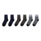 6 Pack Navy Blue 2+Coffee 2+Light Gray 2