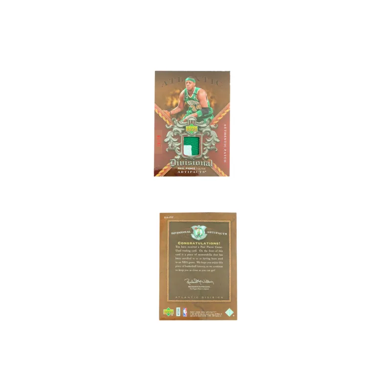 PANINI 2007 08 Upper Deck Celtics Paul Pierce/29 Competition Used Jersey Star Card Access Pass Sports Cards 1 Pc-2