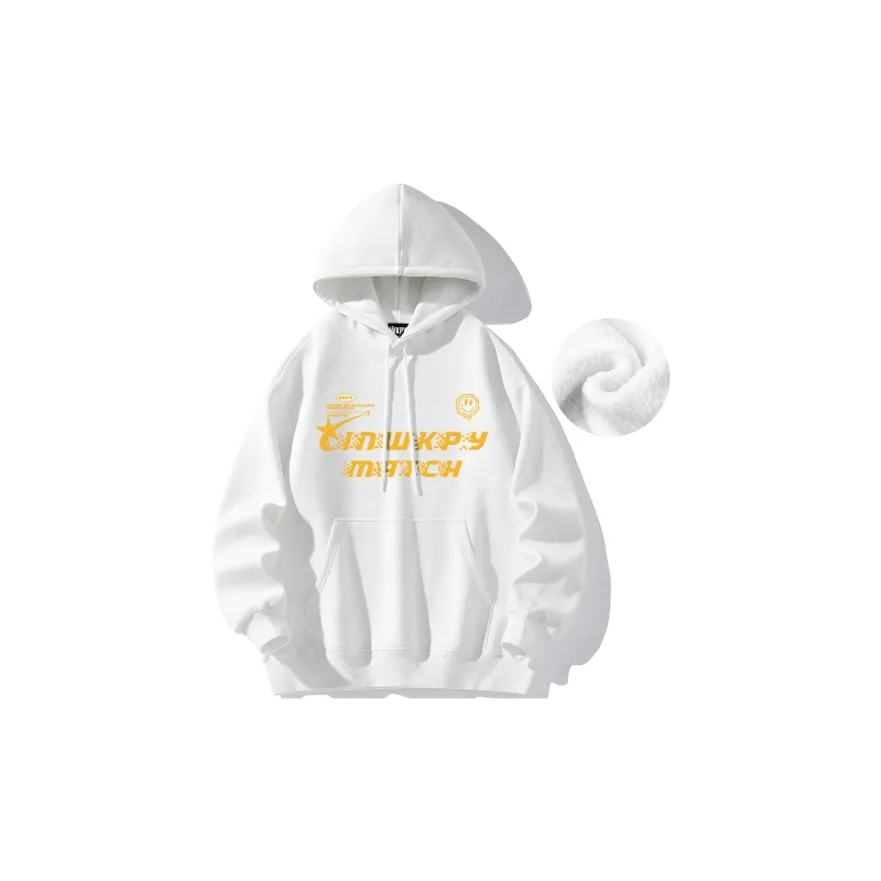 WKPY Fleece Lined Hoodie Unisex Couple's-11