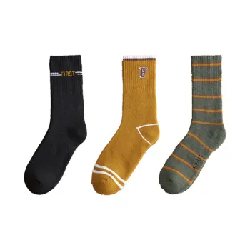 Cotton Gene Mid Calf Socks Men's Combo Set