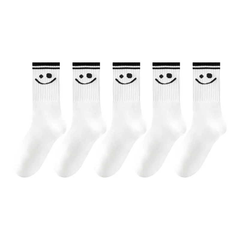 MIIOW Trend Party Series Mid Calf Socks Unisex 5 Pack-17