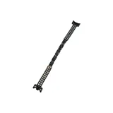 Black/Double-Row Diamond Chain