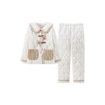 Maultiay Pajama Set Women's White