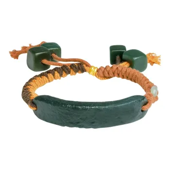 YINXIANGMOU Hetian Jade Bracelets Green Jade Men's
