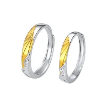 KLFOOK 999 Fine Silver Rings Unisex