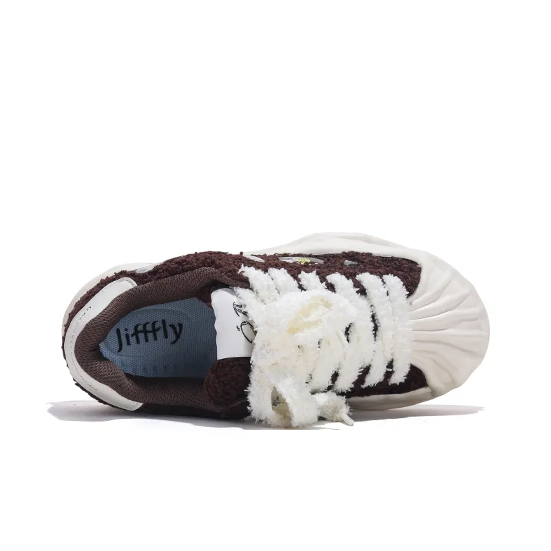 Crayon Shinchan x Jifffly Coverage Warm Slip-Resistant Low-Top Skateboard Shoes Women's-11