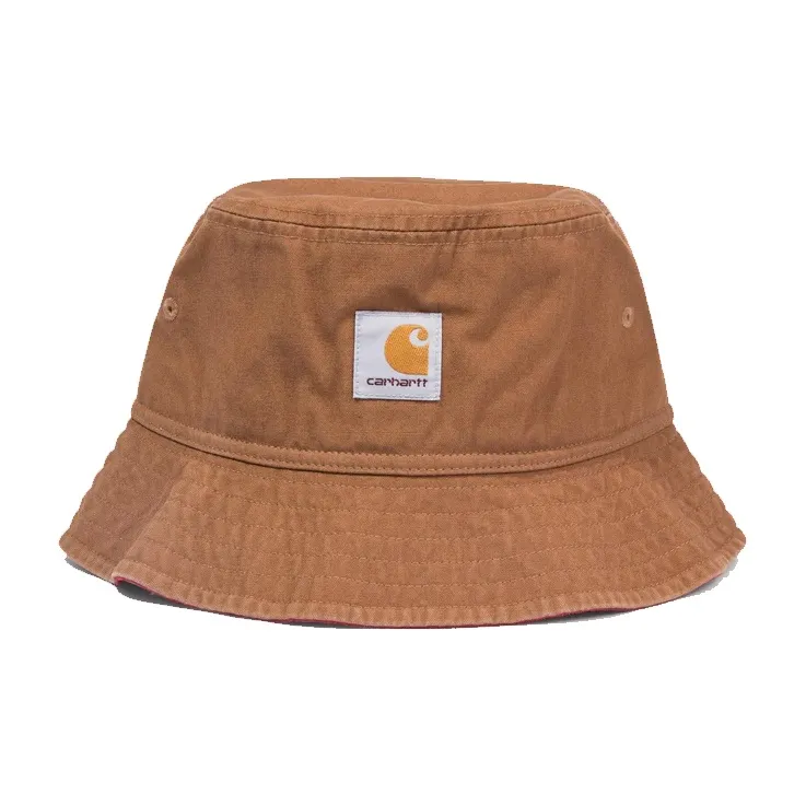 Carhartt Cotton Bucket Hats Men's Brown-2
