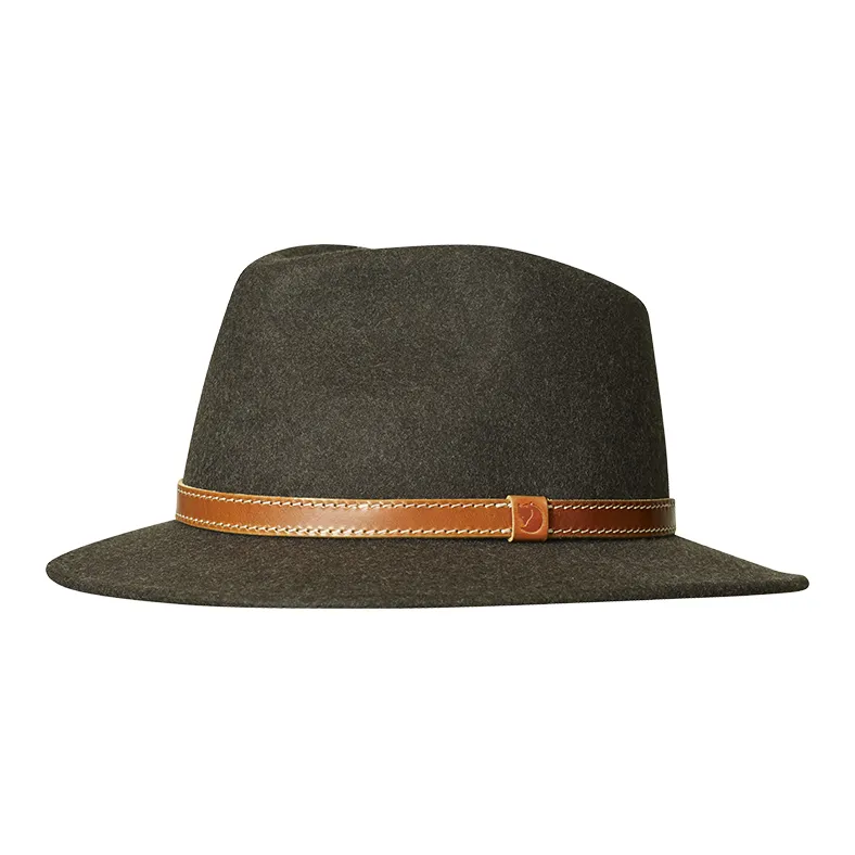 Fjallraven Wool Top Hats Unisex Black Olive-0