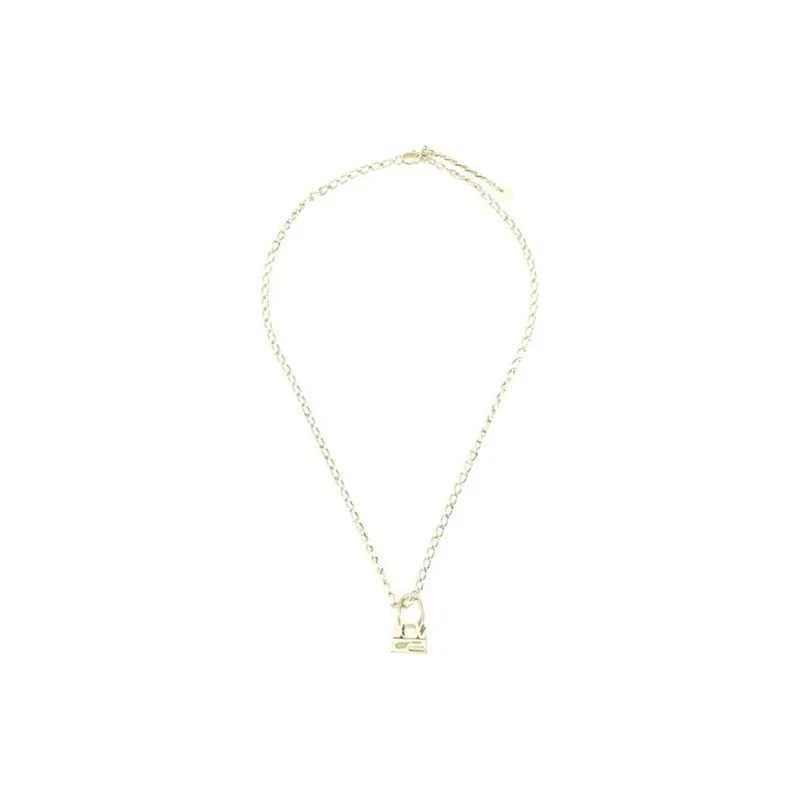 Jacquemus Mini Tote Bag Pendant Necklace-3