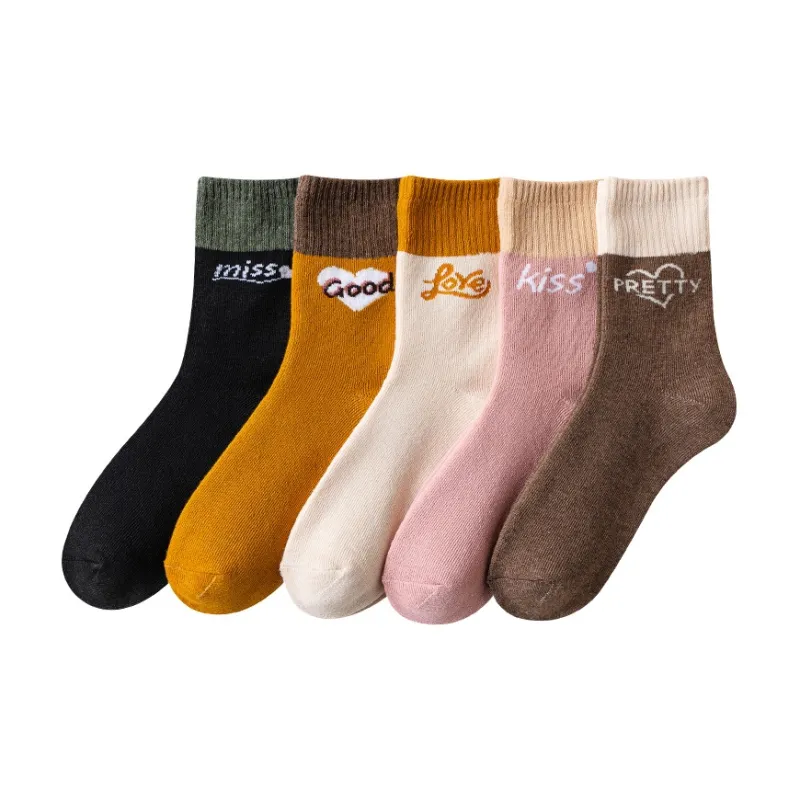 Cotton Gene Mid Calf Socks Women's Combo Set-4