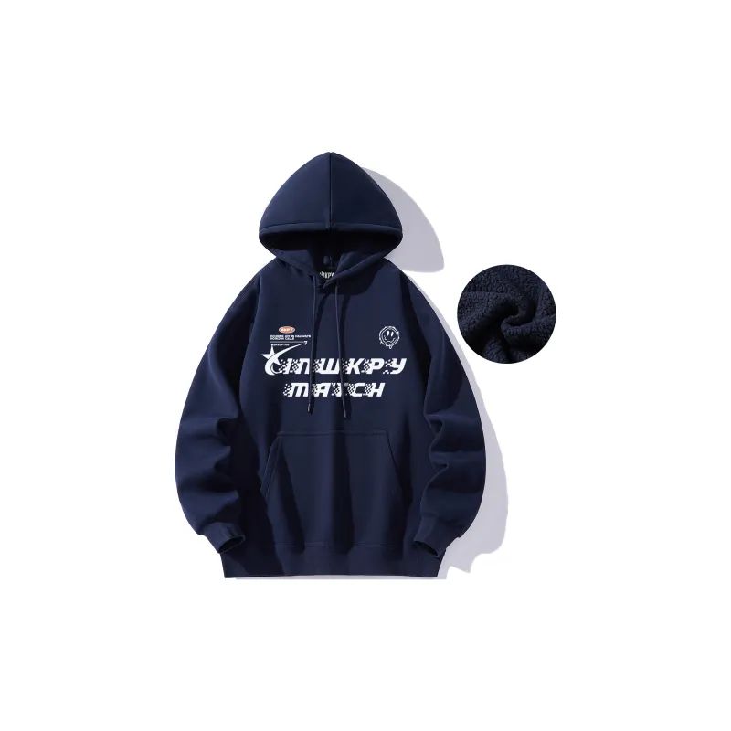 WKPY Fleece Lined Hoodie Unisex Couple's-17