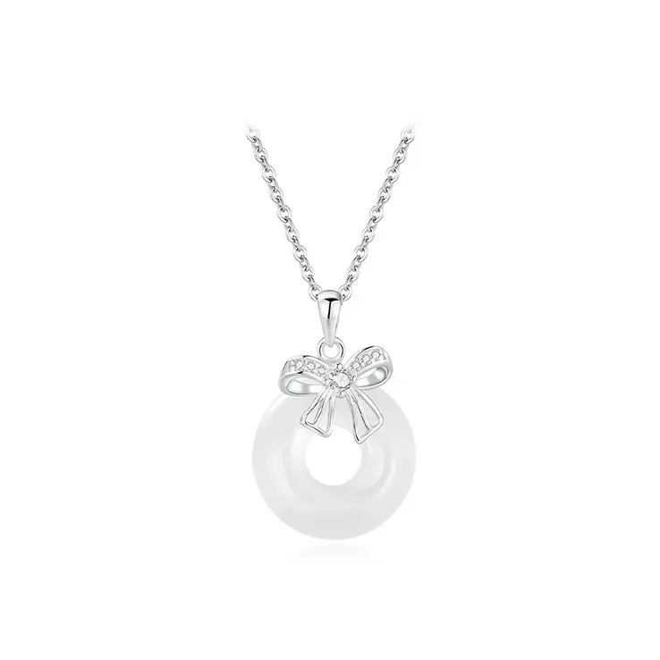 TIANJUE Chalcedony Necklaces Unisex-0
