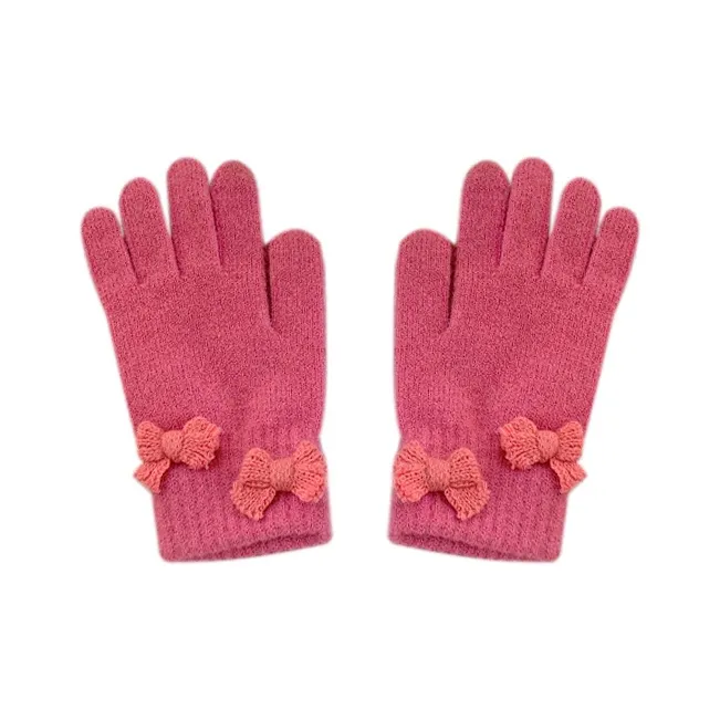 MUSTKOO Knitted Fabric Knit Gloves Women's-10