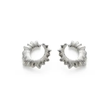 RSNY Gold Plated Copper Stud Earrings Women's