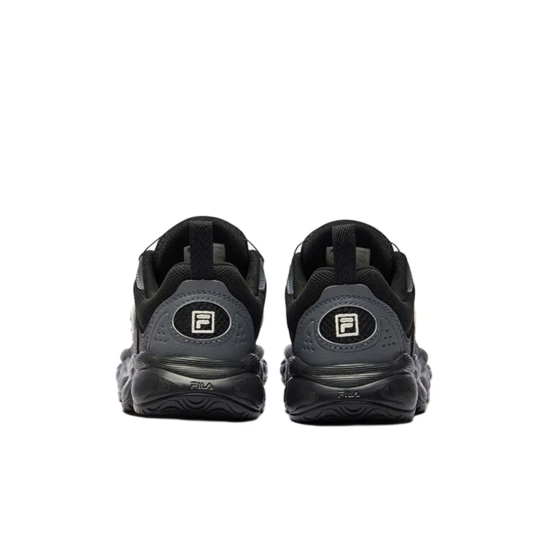 FILA KIDS BOA Anti Slip Wear Resistant Low Top Children's Basketball Shoes Black Purple Children Aged 3 7 Years Old-3