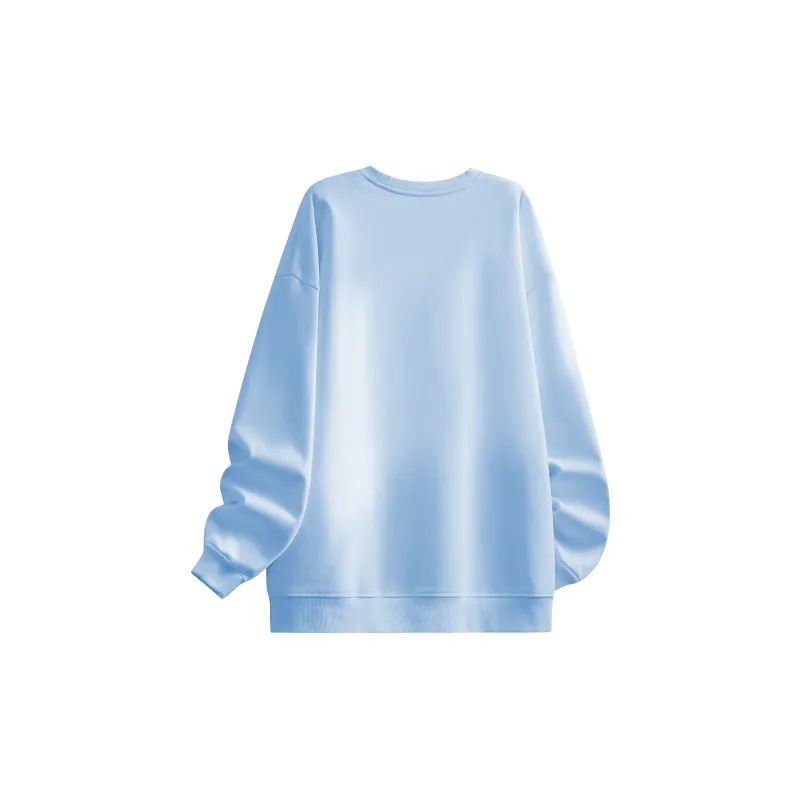Kepu Crew Neck Thin Fleece Lined Hoodies & Sweatshirts Unisex-11