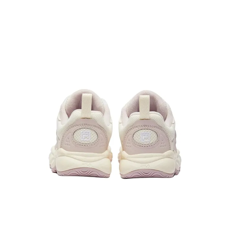 FILA KIDS BOA Anti Slip Wear Resistant Low Top Children's Basketball Shoes Pink White Children Aged 3 7 Years Old-5