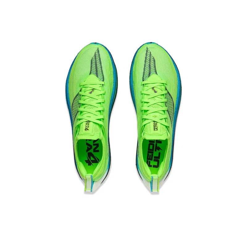 LINING Feidian 4 Ultra Running Shoes Unisex Low Top Neon Green-3