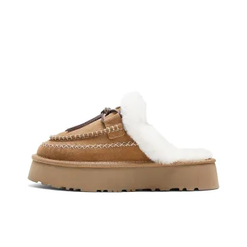 BOSSSUNWEN Wrap toe Slippers Women's Chestnut