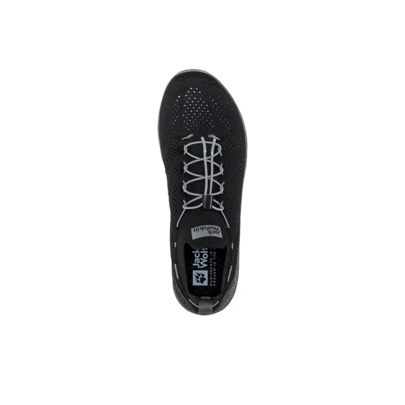 Jack Wolfskin Anti Slip Wear Resistant Low Top Casual Shoes Men's Black-3