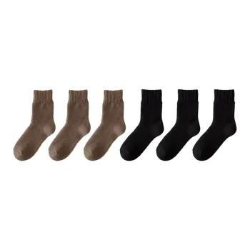 Cotton Gene Mid Calf Socks Men's Combo Set