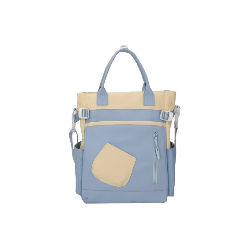 Deli Bear Canvas Backpack Unisex Green/Blue/Orange/Khaki/Black/Purple-5