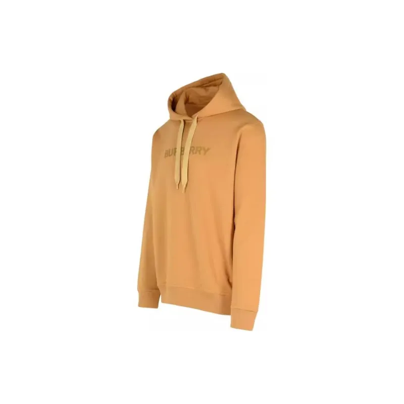 Burberry Logo Printed Drawstring Hoodie-2