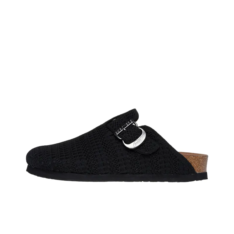 Skechers Relaxed Fit Odor Resistant, Abrasion Resistant Closed Toe Slippers Women's Black-0