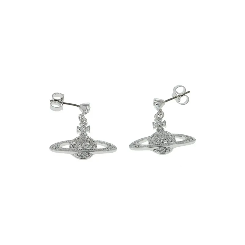 Vivienne Westwood Crystal Orb Earrings-3