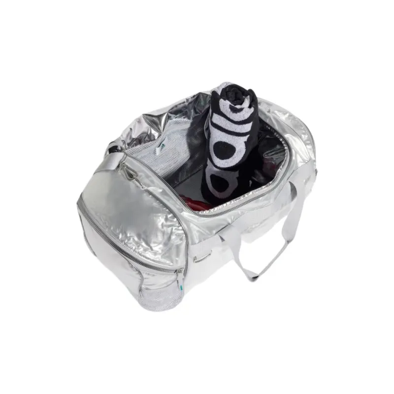 Adidas Polyester Travel Bag Unisex Silver Metal-2