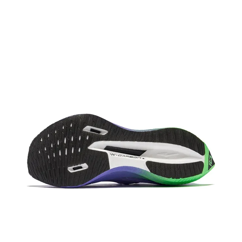 Erke Zhijing 2.0 Cushioning Rebound Low Top Running Shoes Women's Aurora Purple Color Scheme-3
