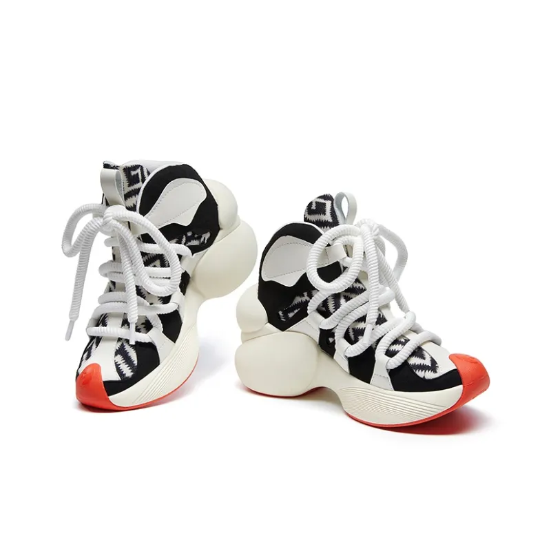 U.IN Bilbao High Top Chunky Sneakers Women's-16