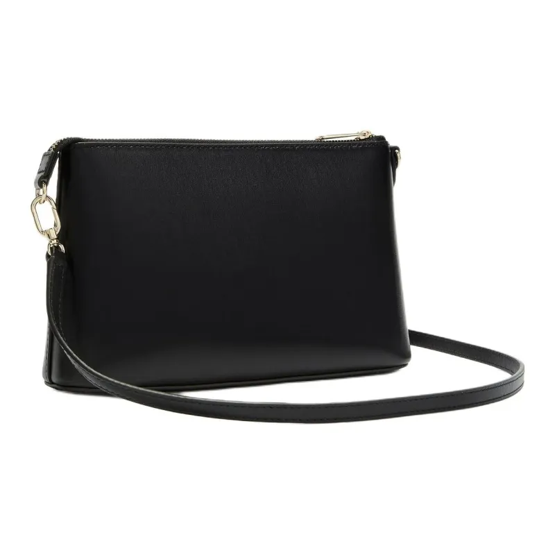 Furla Diamante Calfskin Shoulder Bag, Crossbody Bag Mini Women's Black-4