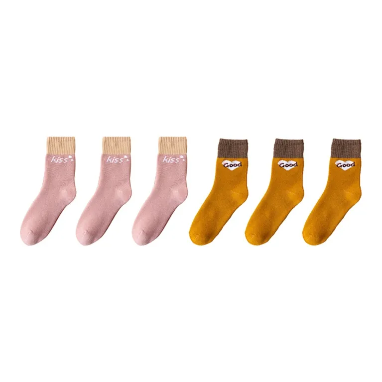 Cotton Gene Mid Calf Socks Women's Combo Set-34