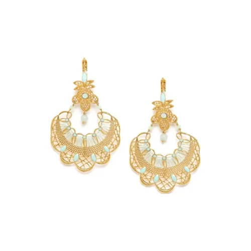 FRANCK HERVAL Gold Plated Earrings Women's Gold
