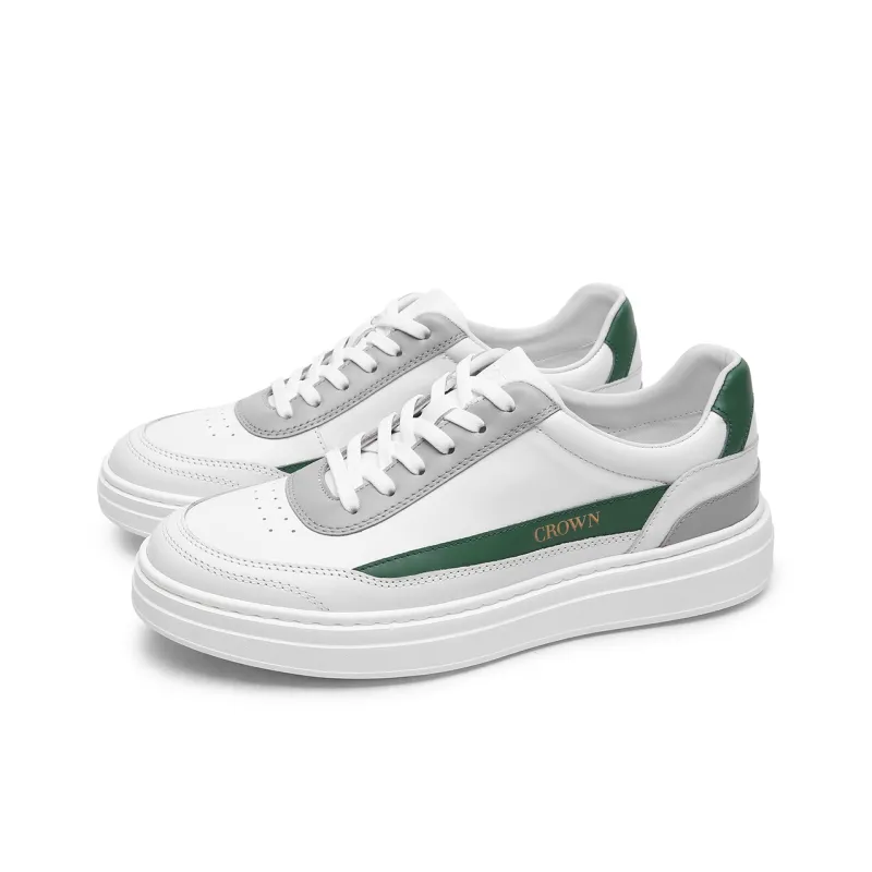 CROWN Slip-Resistant Low-Top Skateboard Shoes Unisex-7