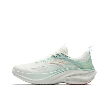 Anta Leaf 5.0 Lightweight Rebound Low Top Casual Running Shoes Women's White Green